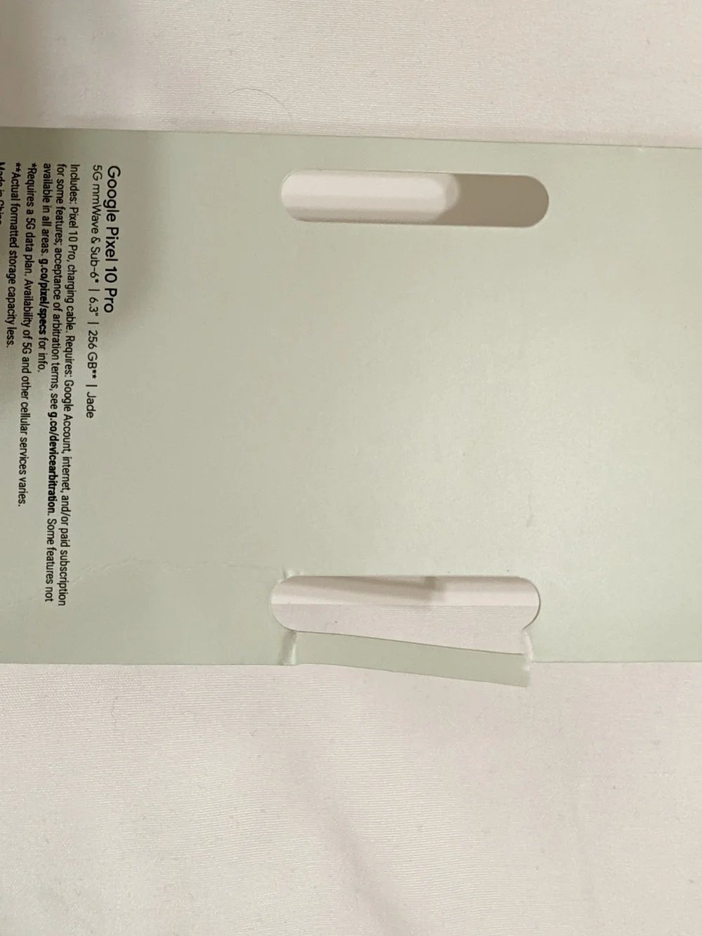 Google Pixel Phone 10 Pro - Jade Green